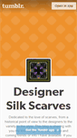 Mobile Screenshot of designersilkscarf.tumblr.com