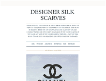 Tablet Screenshot of designersilkscarf.tumblr.com