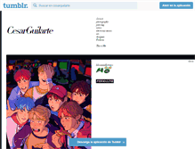 Tablet Screenshot of cesarguilarte.tumblr.com