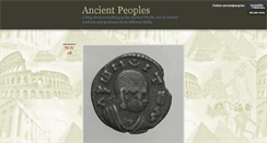 Desktop Screenshot of ancientpeoples.tumblr.com