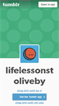 Mobile Screenshot of lifelessonstoliveby.tumblr.com