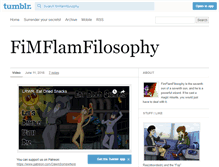 Tablet Screenshot of fimflamfilosophy.tumblr.com