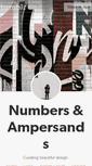Mobile Screenshot of numbersandampersands.tumblr.com