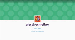 Desktop Screenshot of alessioschreiber.tumblr.com