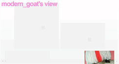 Desktop Screenshot of moderngoat.tumblr.com