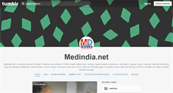 Desktop Screenshot of medindia.tumblr.com