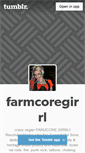 Mobile Screenshot of farmcoregirrl.tumblr.com