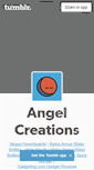 Mobile Screenshot of angelcreations.tumblr.com