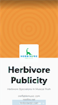 Mobile Screenshot of herbivorepr.tumblr.com
