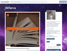 Tablet Screenshot of 365seva.tumblr.com